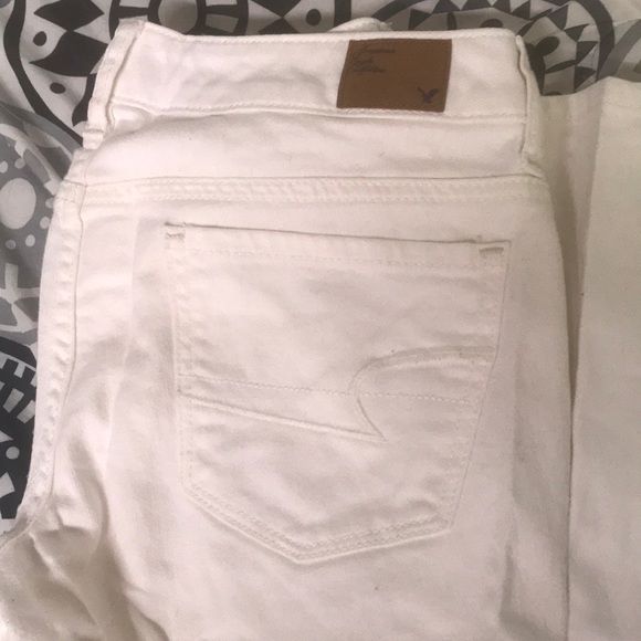 American Eagle Outfitters Denim - White american eagle jeans